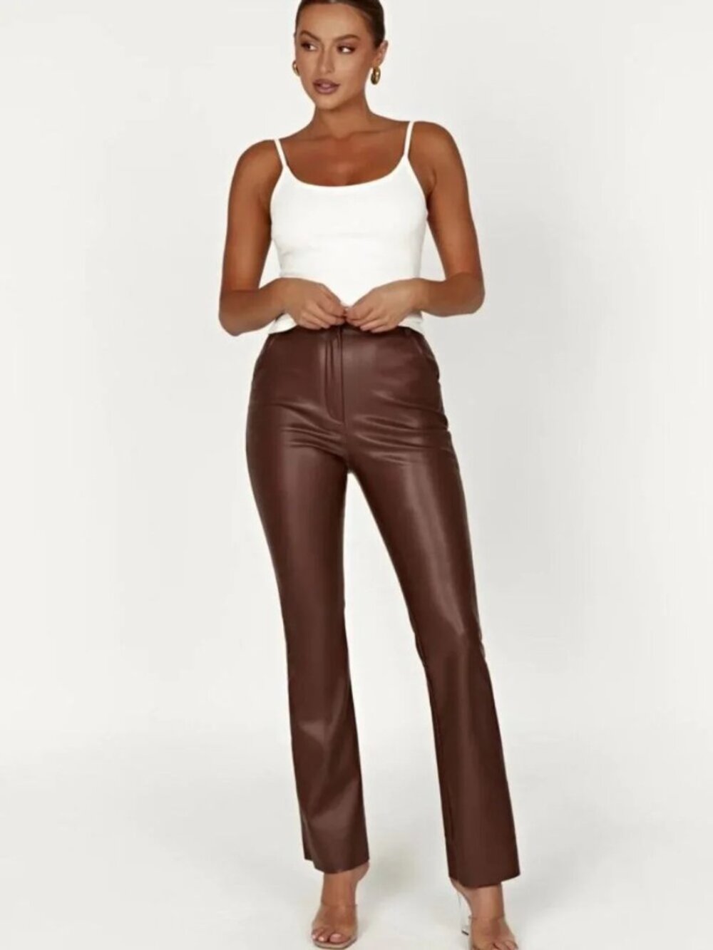Meshki - Tyra Faux Leather Pants